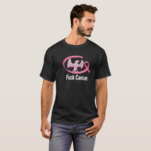 F*ck Cancer Fight Cancer Eagle Funny T-Shirt