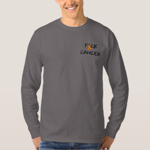 F*ck Cancer Orange Awareness Ribbon T-Shirt