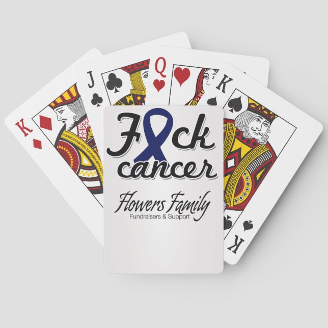 F*ck Cancer Player's Cards (Back)