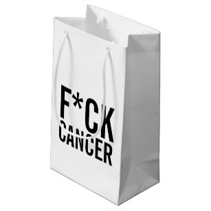 Chemo Gift Bags Zazzle F Ck Cancer Small Gift Bag