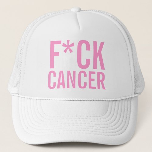 FCK CANCER TRUCKER HAT