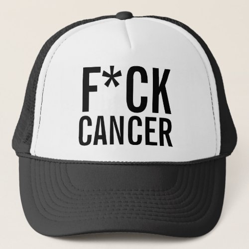 FCK CANCER TRUCKER HAT