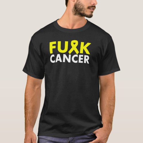FCK CANCER Yellow Ribbon Shirt