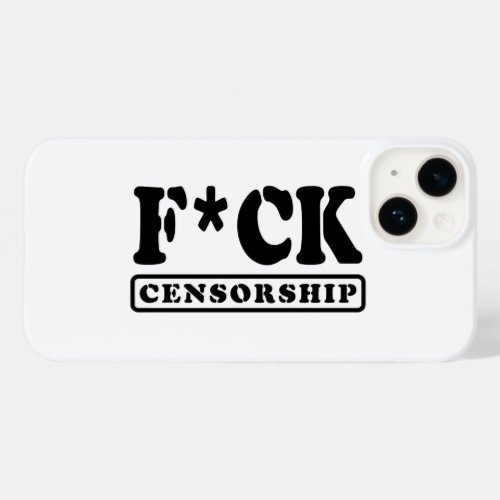 FCK CENSORSHIP Case_Mate iPhone 14 CASE