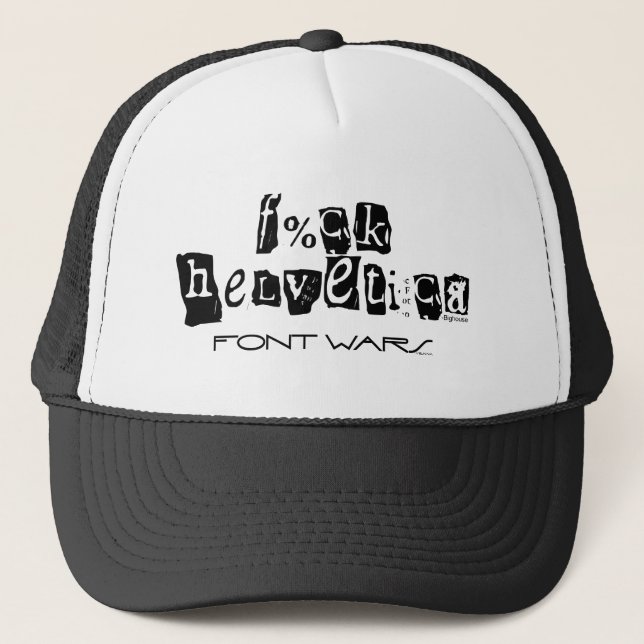 F%ck Helvetica Hat (Front)