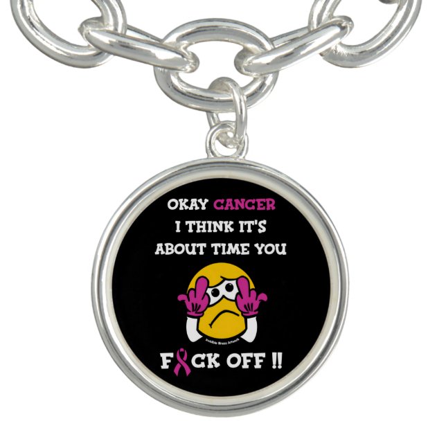 F#CK OFF...Breast Cancer Bracelet (Design)