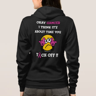 F#CK OFF...Breast Cancer Hoodie
