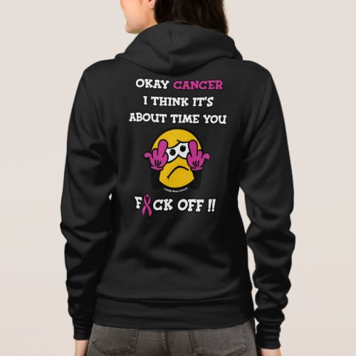 FCK OFFBreast Cancer Hoodie