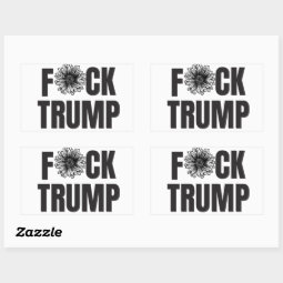 F*ck Trump Stickers , Anti trump Stickers | Zazzle