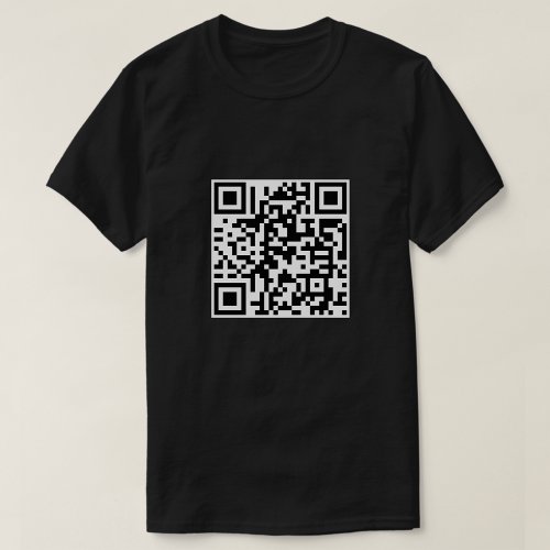 Fck You QR Code Shirt Funny Saying Shirt Sarcasti