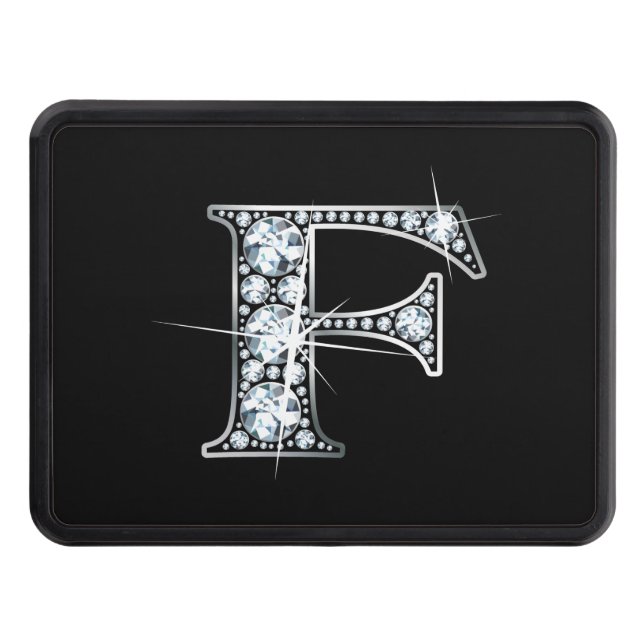 F "Diamond Bling" Hitch Cover (Front)