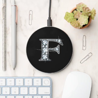 F "Diamond Bling" Wireless Charger