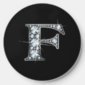 F "Diamond Bling" Wireless Charger (Front)