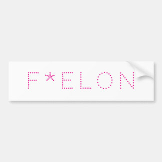 F * ELON! BUMPER STICKER