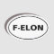 F-ELON oval car bumper magnet