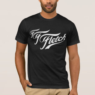 F F Fletch on  Black T-Shirt