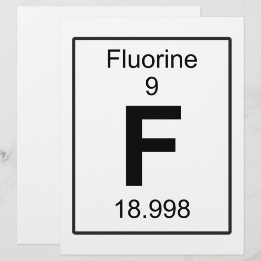 F - Fluorine (Front/Back)