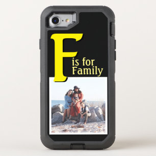 F for Family OtterBox Defender iPhone SE/8/7 Case