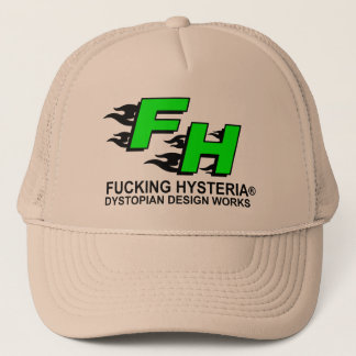 F_H FLAME TRUCKER TRUCKER HAT (EARTH/GREEN)