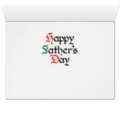 F is for Father Card (Inside Horizontal (Bottom))