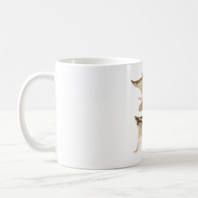 F is for Flying Squirrel  Coffee Mug (Left)