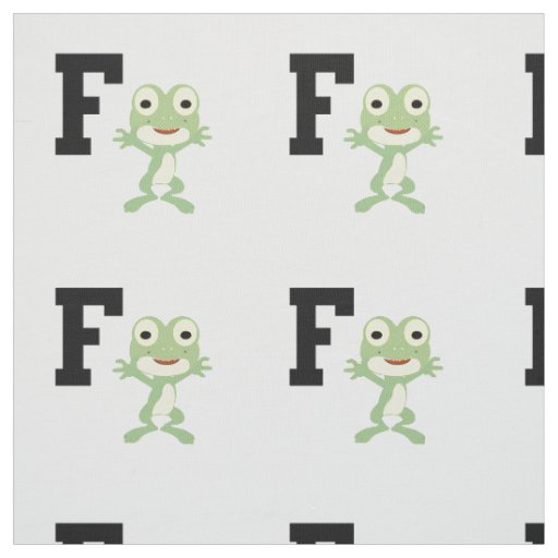 F is for Frogman Fabric