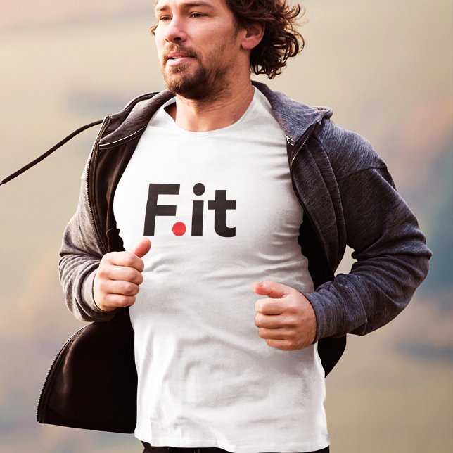 F It Anti Fitness Slogan T-Shirt (Creator Uploaded)