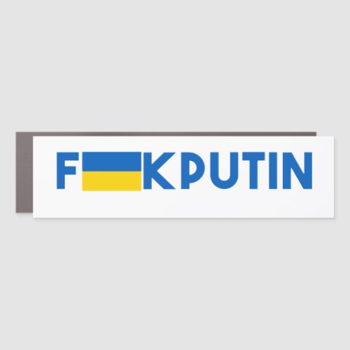 Fk Putin Car Magnet