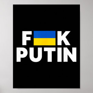 F##k Putin I Stand With Ukraine Poster
