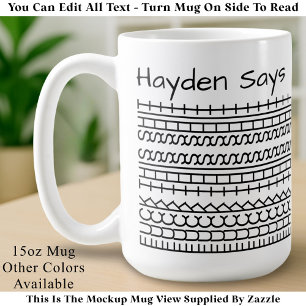 F**k This Shit-Hidden Message 144BW Funny Office Coffee Mug