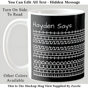 F**k This Shit-Hidden Message 144WB Funny Work Coffee Mug