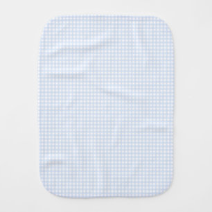 F & L Blue Gingham Baby Burp Cloth