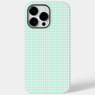 F & L Green Gingham iPhone 14 Pro Max Case