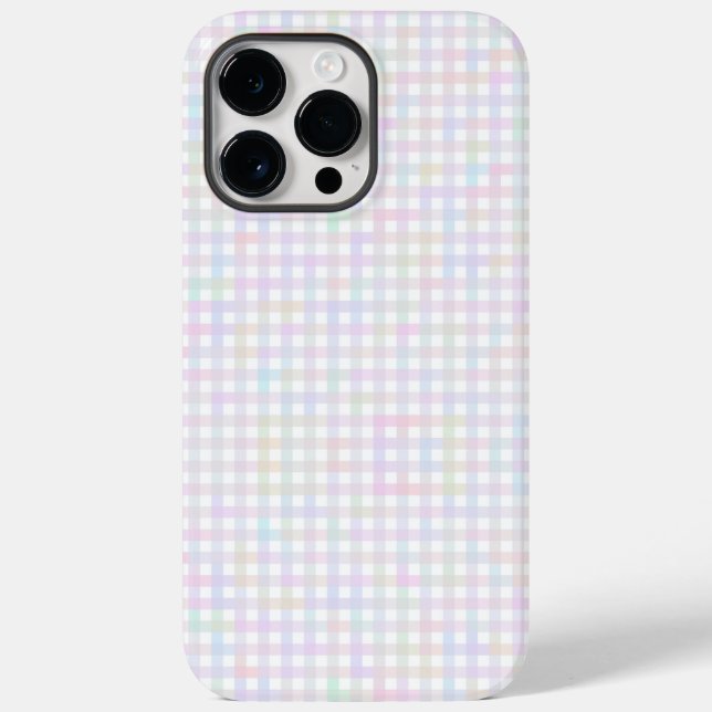 F & L Multicolor Gingham Case-Mate iPhone Case (Back)