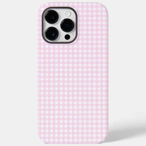 F  L Pink Gingham Case_Mate iPhone 14 Pro Max Case
