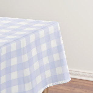 F & L Purple Gingham Tablecloth