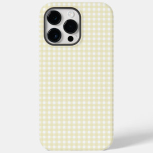 F & L Yellow Gingham Case-Mate iPhone 14 Pro Max Case