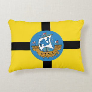 F lag of Wellington City, New Zealand Magnet Accent Pillow