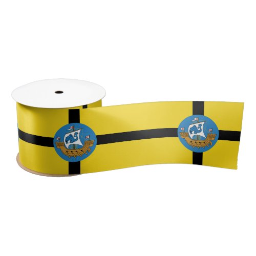 F lag of Wellington City New Zealand Magnet Satin Ribbon