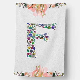 F Monogram House Flag