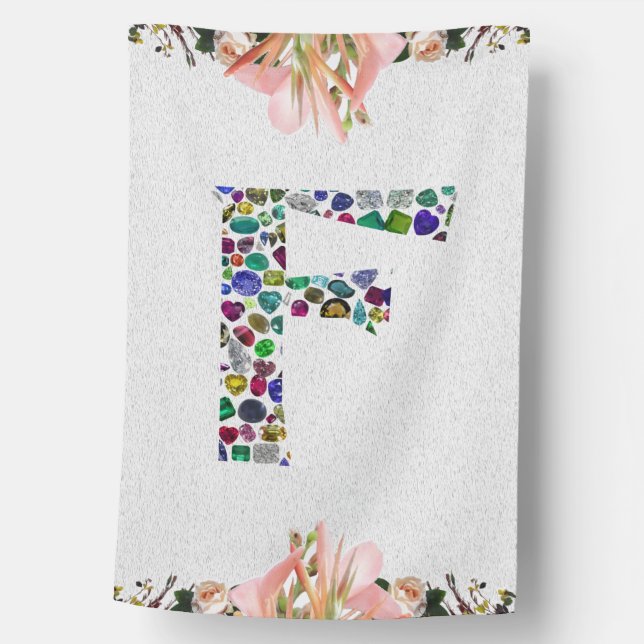 F Monogram House Flag (Front)