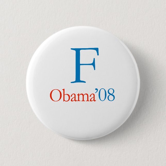 F OBAMA  BUTTON (Front)