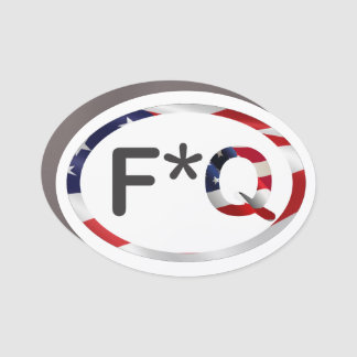 F*Q CAR MAGNET
