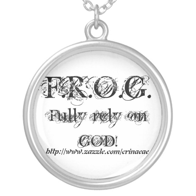 F.R.O.G. 3 Necklace (Front)