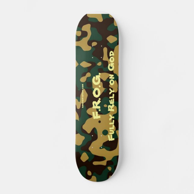 F.R.O.G. FROG SKATEBOARD DECK (Front)