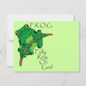 F.R.O.G. Fully Rely On God #1 (Front)