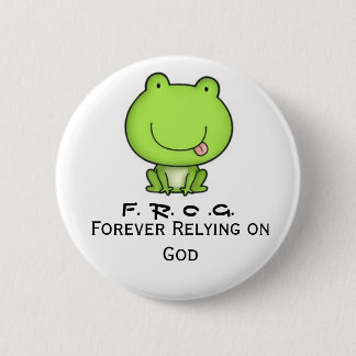 F.R.O.G PINBACK BUTTON