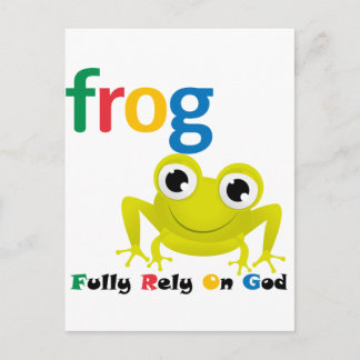 F.R.O.G. POSTCARD