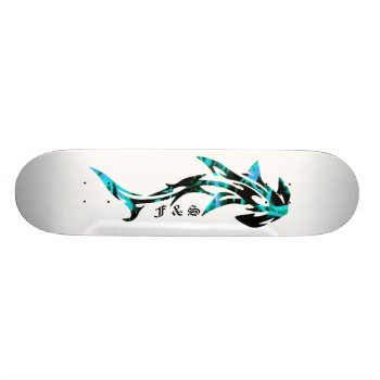 F & S Shark Skateboard by silvercryer2000 at Zazzle