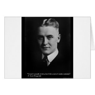 F Scott Fitzgerald Tender Curiosity Gifts & Tees Cards